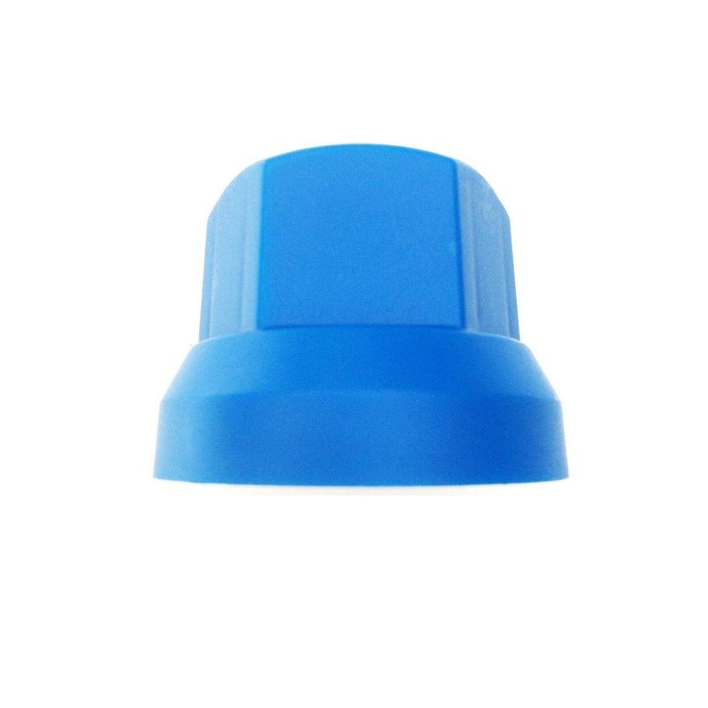 Matel Service 10x Blue Wheel Nut Caps Diameter 32 mm