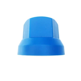 Matel Service 10x Blue Wheel Nut Caps Diameter 32 mm Wheel Nut Cover Wheel Nut Protection Cap Truck