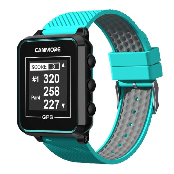 CANMORE TW353 Golf GPS Watch - (Turquoise) Essential Golf Course