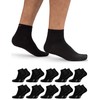OCERA 10 Pairs of Short Shaft Socks for Men and