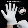 HIT 3 Pairs White Cotton Gloves For Dry Hands Sleeping
