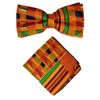 Dupsie's Kente African Print Bow Tie for Men Medium Multicolor
