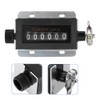 Tiardey Mechanical counter, 6-digit mechanical resettable manual hand pull counter