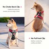 PHOEPET No Pull Dog Vest Harness with Unique Colors，Adjustable Reflective