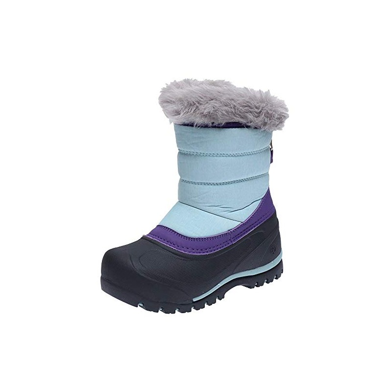 Northside Kid's Ainsley Winter Snow Boot, Purple/Blue, 13 M US