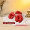 30 Pack Red Roses, Artificial Flowers Fake Silk, Real Looking