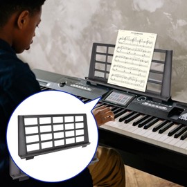 LQMBABY Black Keyboard Music Stand, Electronic Sheet Music Stands Holder, Piano Stand, Musical Instrument Parts Organ Holder, Instrument Accessories