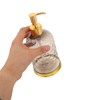 AURARMLET Plástico Para Crema Corporal Con Decorativo Dorado Ideal Para