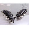metaldevastation.com ABSU.. LEATHER CLAW SPIKE GAUNTLET. BLACK METAL (MDLG0370) -