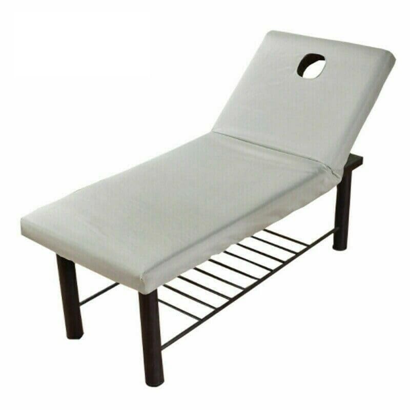 Massage Table Sheets, Massage Bed Cover with Face Hole, Fitted