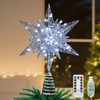 Lewondr Christmas Star Tree Topper, USB Powered Remote Controlled 11