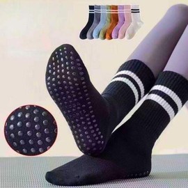 Pilates socks, yoga long socks, non-slip socks, yoga long socks, Pilates long socks, running knee socks, hiking knee socks, non-slip socks / 필라테스 양말 요가 롱삭스 논슬립 러 요가롱삭스 필라테스롱삭스 러닝니삭스 등산니삭스 논슬립삭스