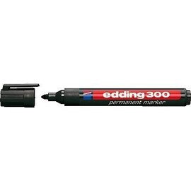 Edding E300 - Permanent Markers (Black)