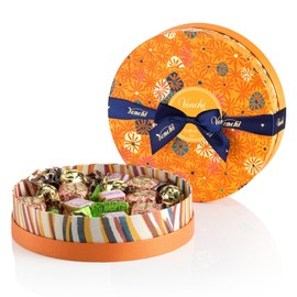 Venchi - Murrine Collection - Medium Orange Hamper with Assorted Chocolates, Gift Idea for Birthday and Anniversary, 14.1 oz