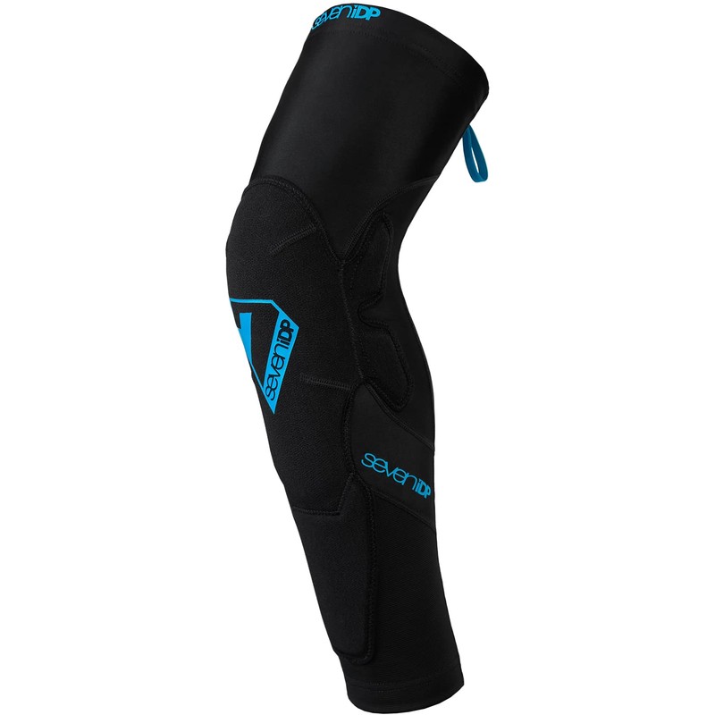 7iDP Transition Knee/Shin Pads for Mountain Biking, Black, X-Large