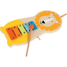 Goki 61876 Metal Phone Lion No Aplica Development of Motor Skills, Colourful