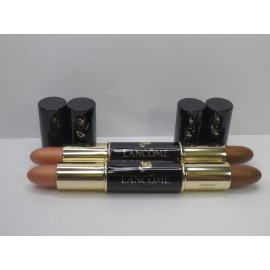 LANCOME LE DUO CONTOUR & HIGHLIGHTER STICK SUEDE 0.28 OZ *LOT OF 2*