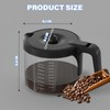 12 Cup Coffee Maker Carafe Replacement Pot Compatible with Keurig
