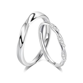 Matching Wedding Rings for Couples I Love You Gifts for Her Girlfriend Gifts from Boyfriend Birthday Gifts for Him Husband Annniversary Gifts from Wife Wedding Gifts for Couple Valentines Gifts