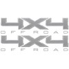 Vinylmark LLC 4x4 Decals (Silver) - 2009 to 2014 Compatible
