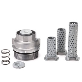 Oil Filter Housing Cap Assembly with Oil Plug 917-016CD for Select Lexus/Scion/Toyota Models, Aluminum Replace 15620-0S010, 15620-31040, 15620-31050, 15620-31060, 15620-36020, 15620-38010