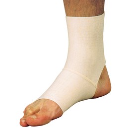 MANIFATTURA BERNINA Saniform 2035 Elastic Ankle Brace with Open Heel Ankle Brace, beige