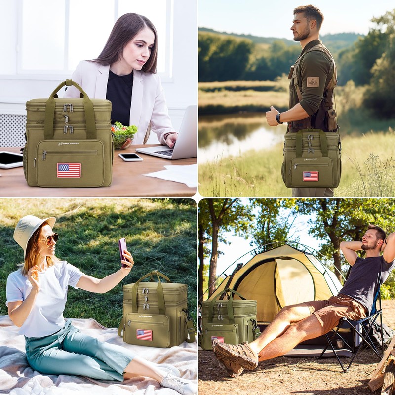 Maelstrom Tactical Lunch Box for Men, 23L Insulated Lunch Bag,