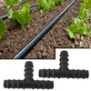 Briny River 4pcs Tee Hose Joiner Pipe Hose Pipe T-Shaped