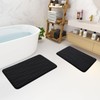 Buganda Memory Foam Bathroom Rug Mat 47x17, Extra Soft and