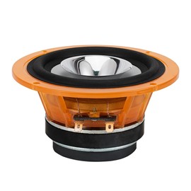 lii song 4 Inch Full Range Speaker Driver Metal Cone Unit for Desktop HiFi DIY, Al-4, Lot of 2 Units…