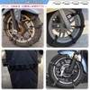 Motorcycle Tire Chains, Set of 10, Motorcycle Snow Chains, Snow