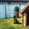 WADORN German Shepherd Metal Yard Art Decor, Dog Animal Silhouette