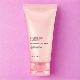 PDRN Caffeine Collagen Night Wrapping Mask, Overnight Wrapping Peel Off Facial Mask, 75ml