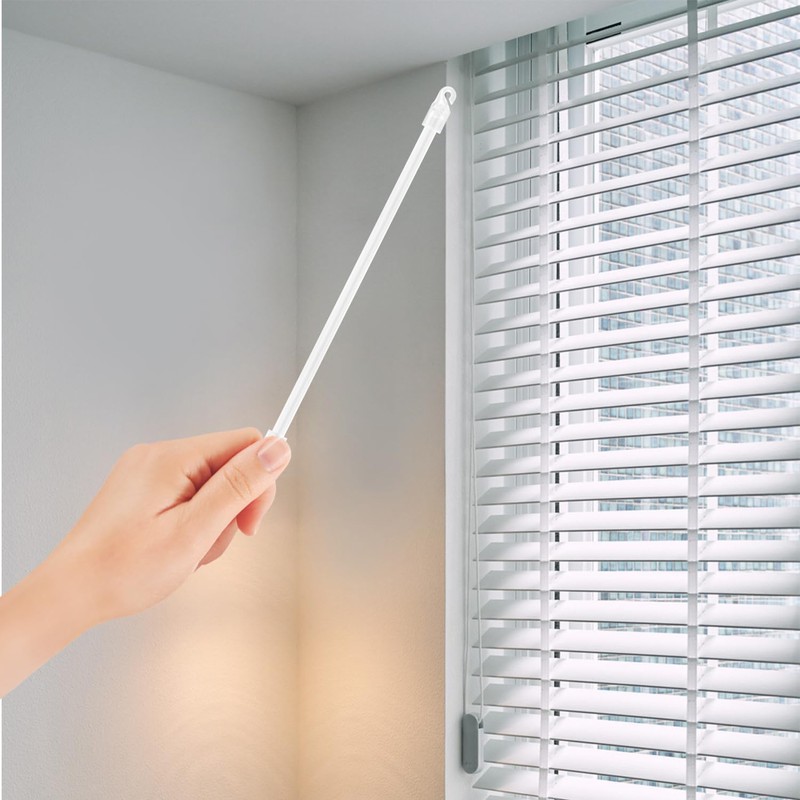 Tabanzhe 2 Sets Clear Plastic Blind Wands - 12 Inches
