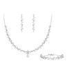 Clearine Wedding Jewellery Set for Bridal Bridesmaid, Marquise Cubic Zirconia