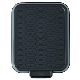 Copco Coffee Cab Rolling Countertop Small Appliance Stand, Compact Glide Pad for Coffee Machines & Kitchen Essentials, Non-Slip, Heat-Resistant Base, Easy Access & Durable Construction (Black)