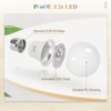DiCUNO ProOE A19 LED Bulbs 60W Equivalent, 3000K Warm White,