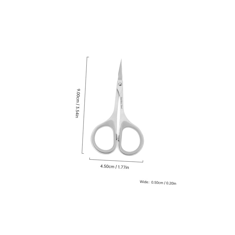 SAFIGLE 3pcs Stainless Steel Beauty Scissors Set for Hair Beard