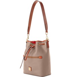 Dooney & Bourke Handbag, Pebble Grain Drawstring - Brown