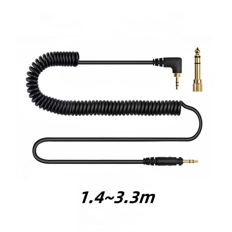 Taoricen Spring Audio Cable Compatible with Panasonic Technics EAH-DJ1200 Headphones