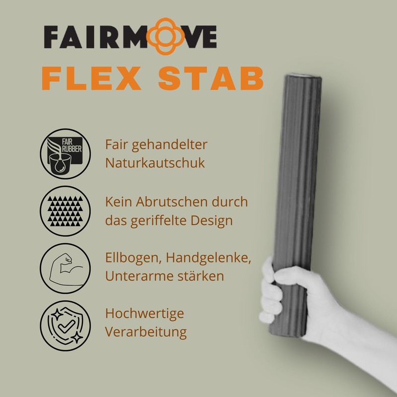 Fair Move Flex Bar Blue - Flexible Exercise Stick -