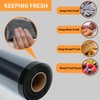 11" x 50' Vacuum Seal Bags Roll Black Clear 5