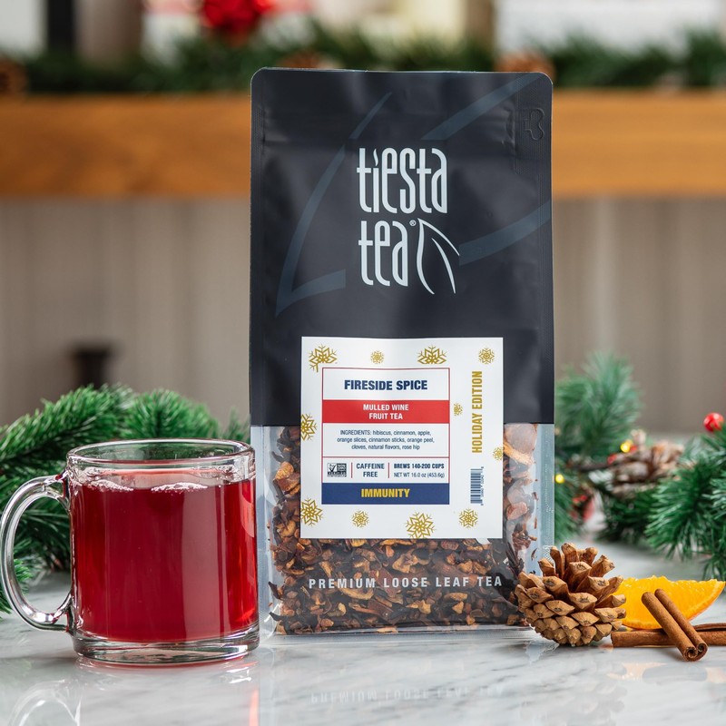 Tiesta Tea - Fireside Spice, Mulled Wine Herbal tea, Premium