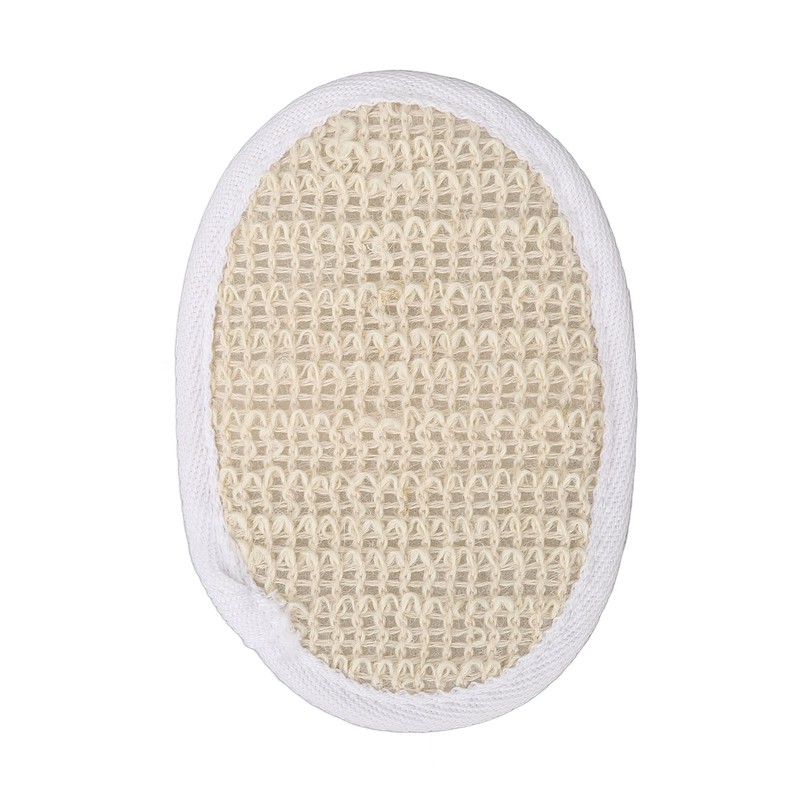 Lotion Applicator EVA Wooden Handle 4 Replaceable Pads Shower Brush