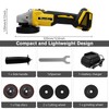 RhovixStar Brushless Angle Grinder Cordless, 3/8 Inch Battery Grinder Power