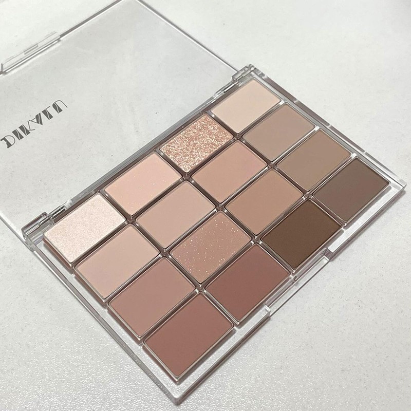 Nude Eyeshadow Palette, 16 Colours Brown Grey Nude Eye Shadows