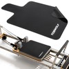TOBWOLF Pilates Reformer Mat, 39" x 24" Non-Slip Suede Cover,