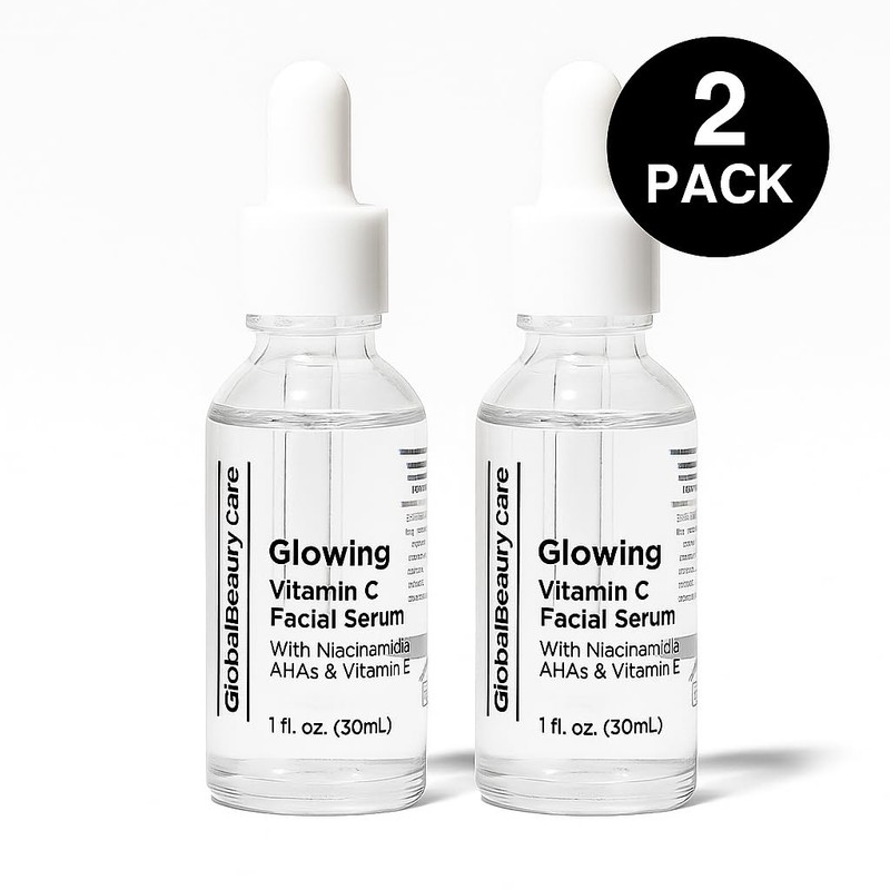Global Beauty Care Vitamin C Facial Serum – Niacinamide, AHA