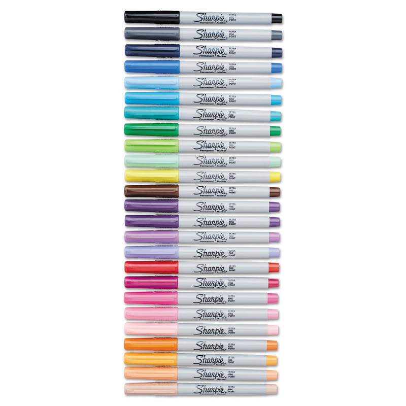 Sharpie, SAN75847, Ultra Fine Point Permanent Marker, 24 / Set