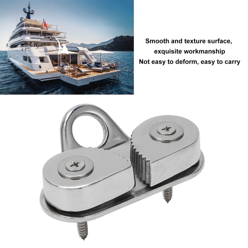 316 Stainless Steel Cam Cleat Rust Proof Fairlead Leading Ring
